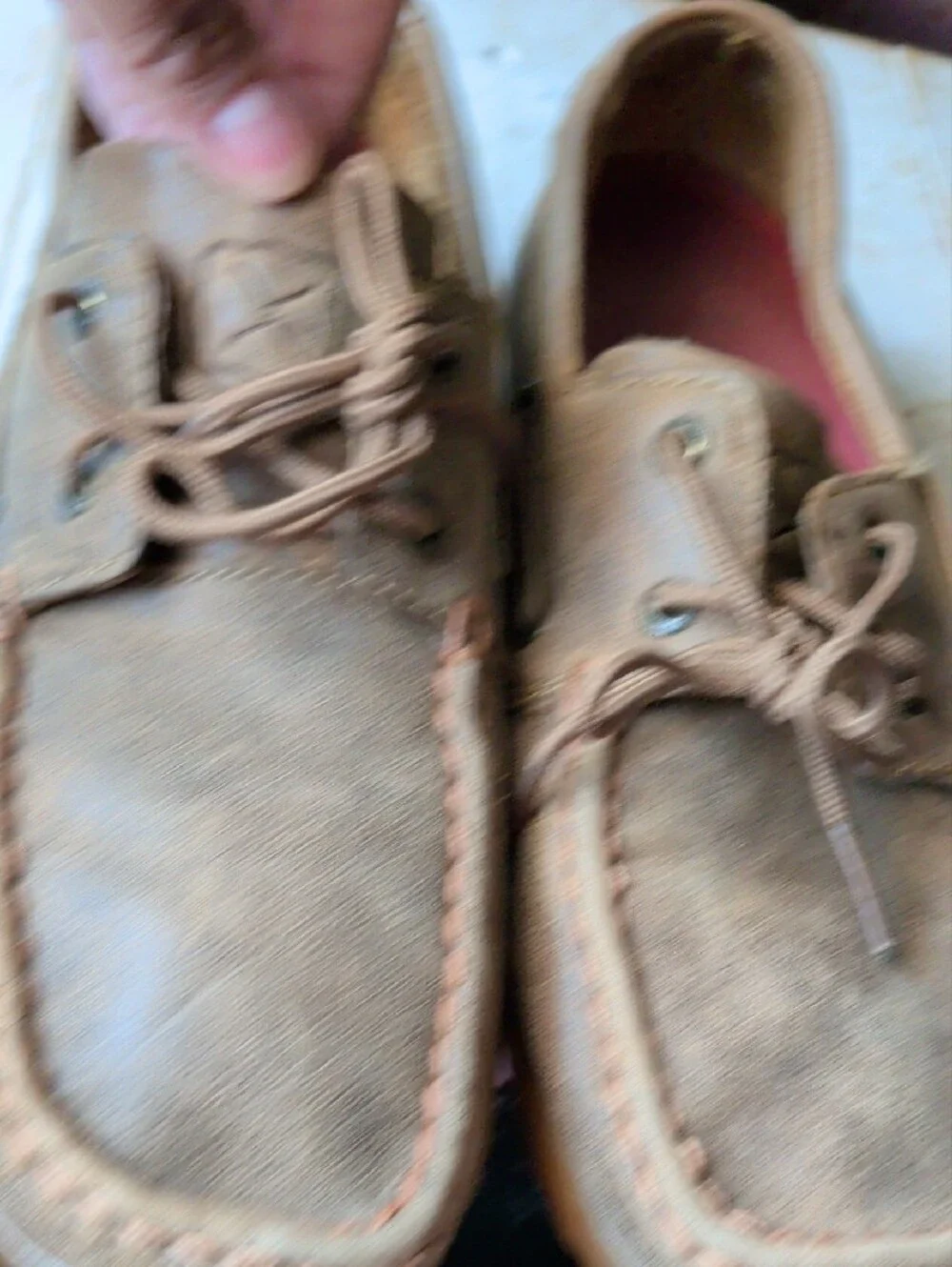 Twisted X Men’s Tan Suede Boat Moccasins